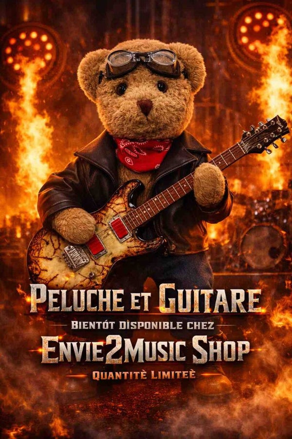 Guitare Miniature et Peluche de Collection Richard - Prochainement