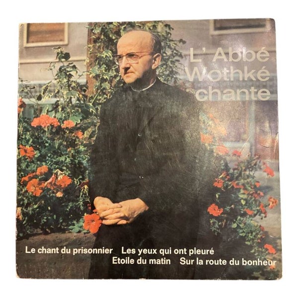 Vinyle - L'Abbé Wothké chante- 45 tours