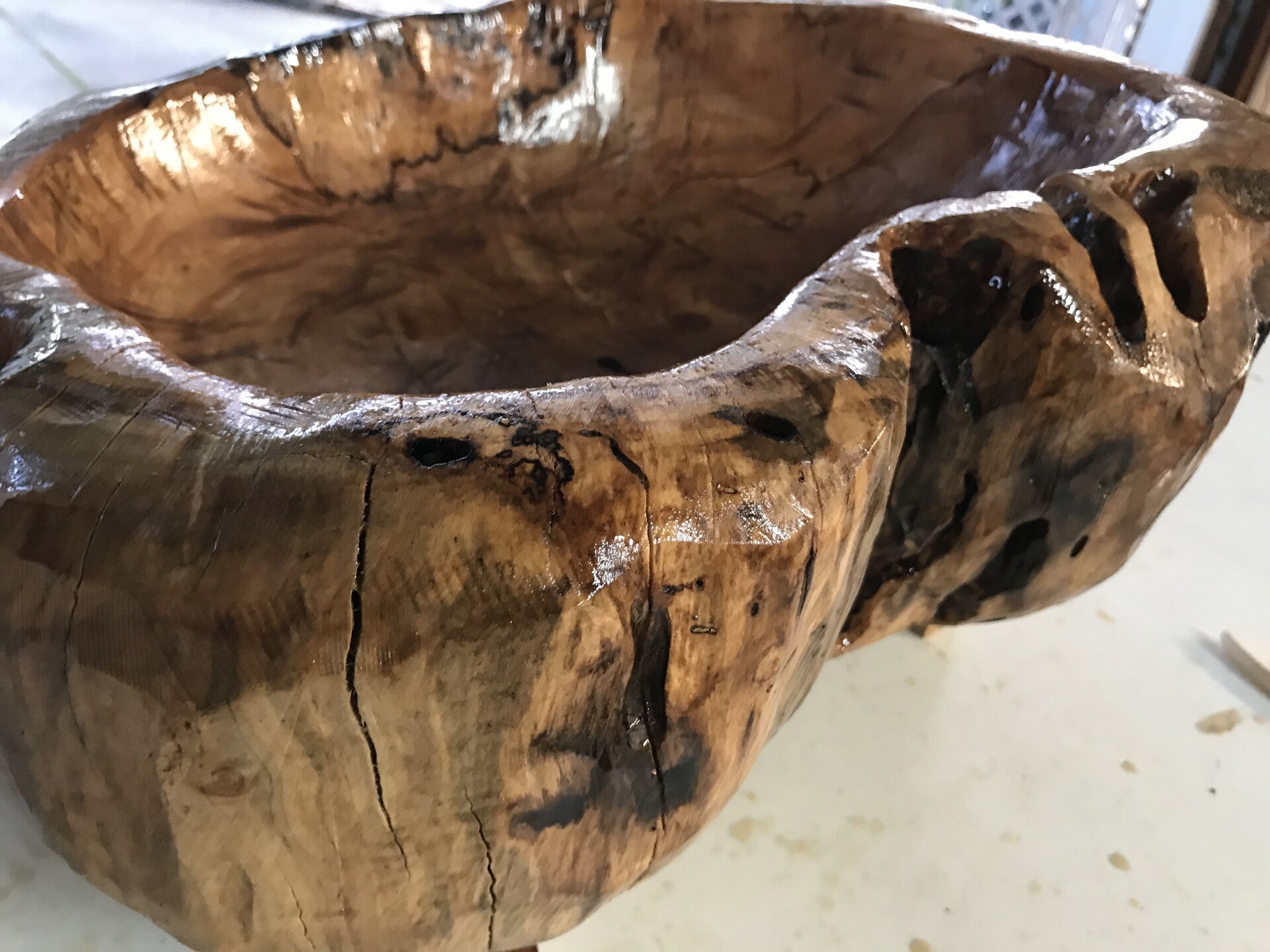Spalted Oak Bowl 1
