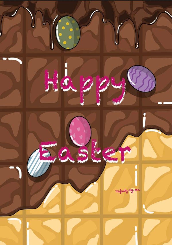 Affiche « chocolat de la collection Pâques »