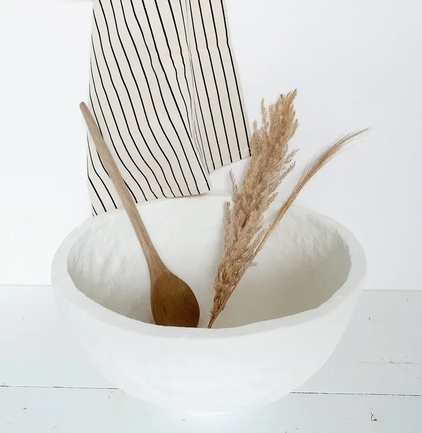 Papier-maché kom Jasmijn