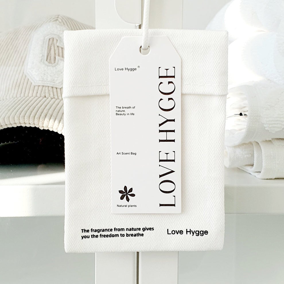 Geurzakje katoen met tekst Hygge