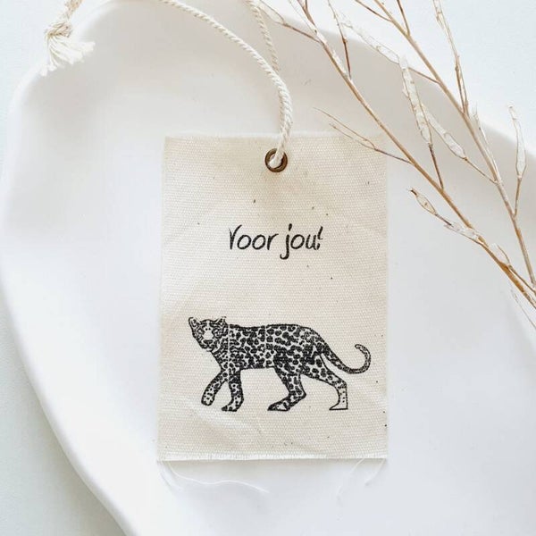 Label panter voor jou - 2 stuks