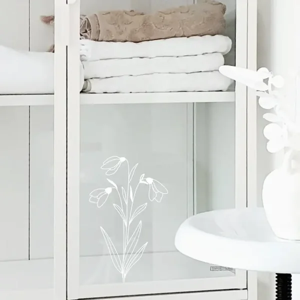 Raamsticker sneeuwklokje