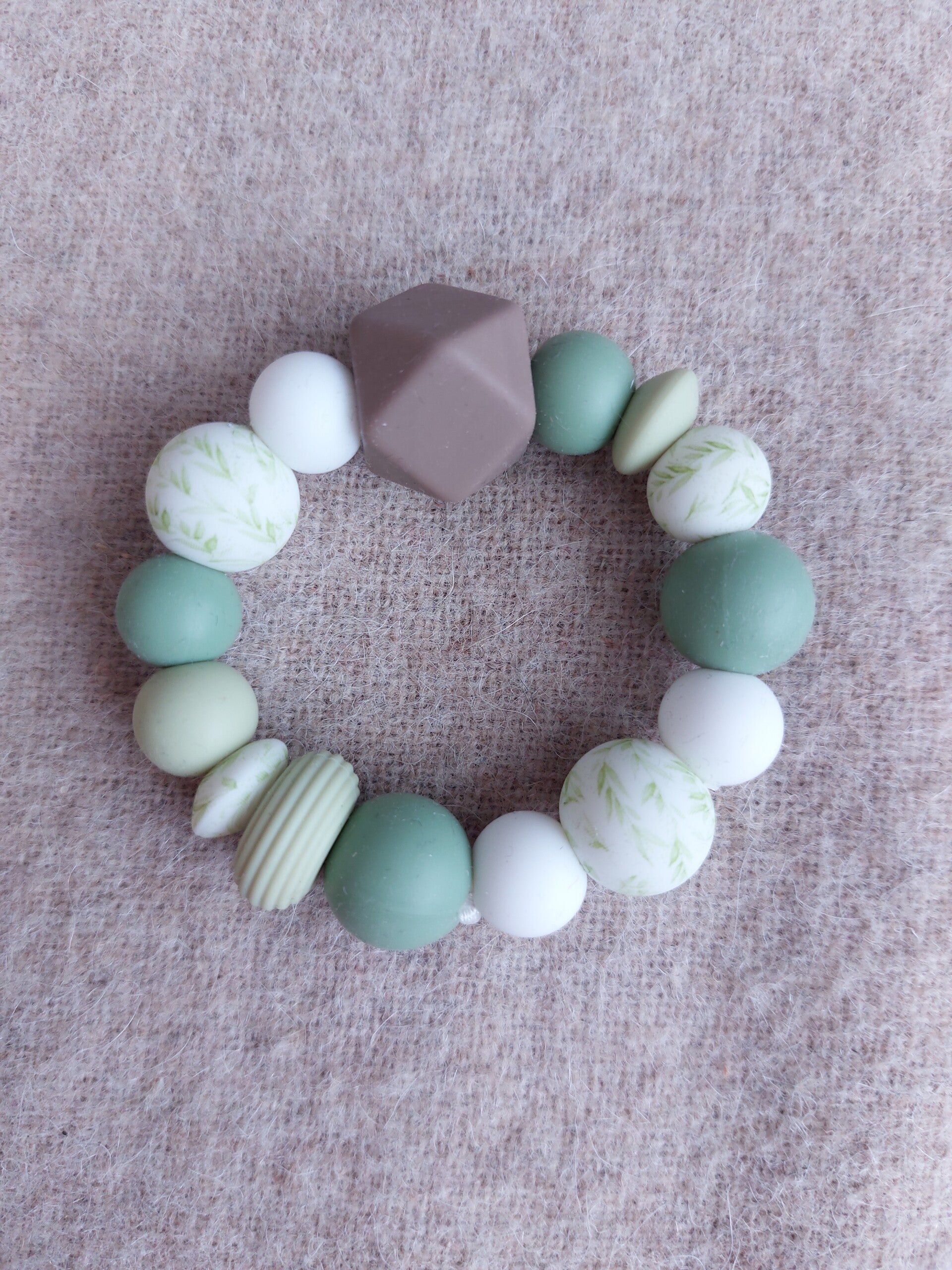 Bijtring groen  - bladeren