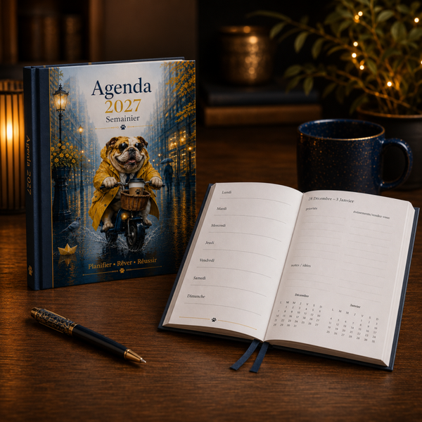 BOULEDOGUE 1 - 009 Kit exclusif Agenda 2027 -Intérieur et couverture PDF