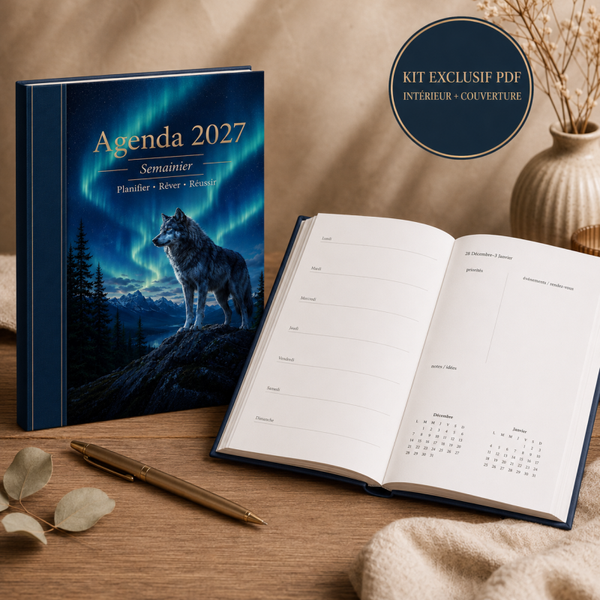 005 Kit exclusif Agenda 2027 - LOUP - Intérieur et couverture PDF