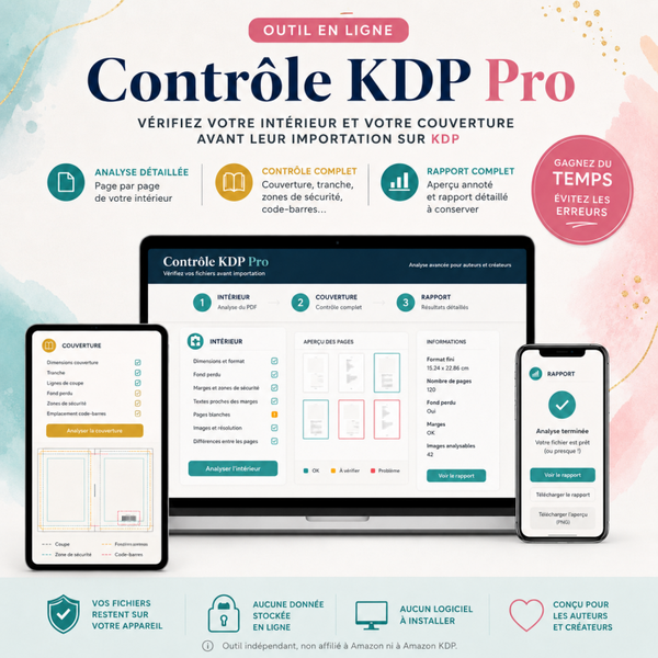Contrôle KDP Pro – Vérification avancée de vos fichiers KDP