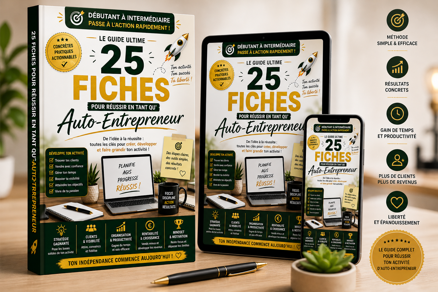 Auto-entrepreneur -guide 25 fiches
