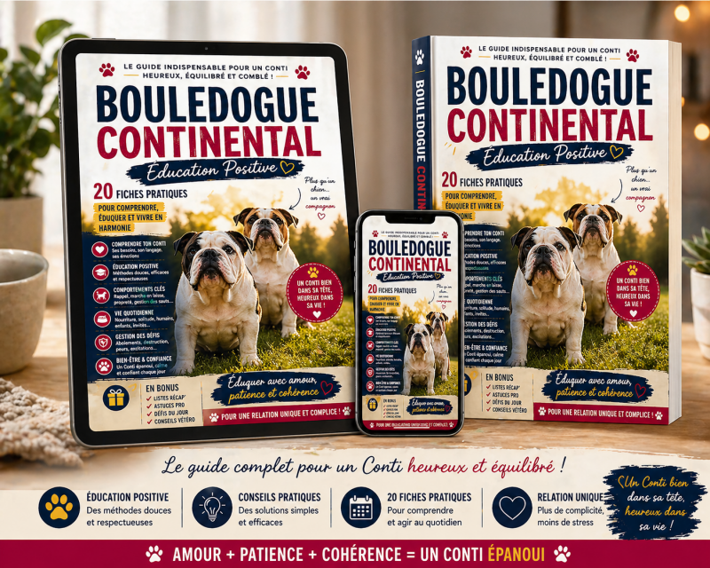 Bouledogue continental éducation 