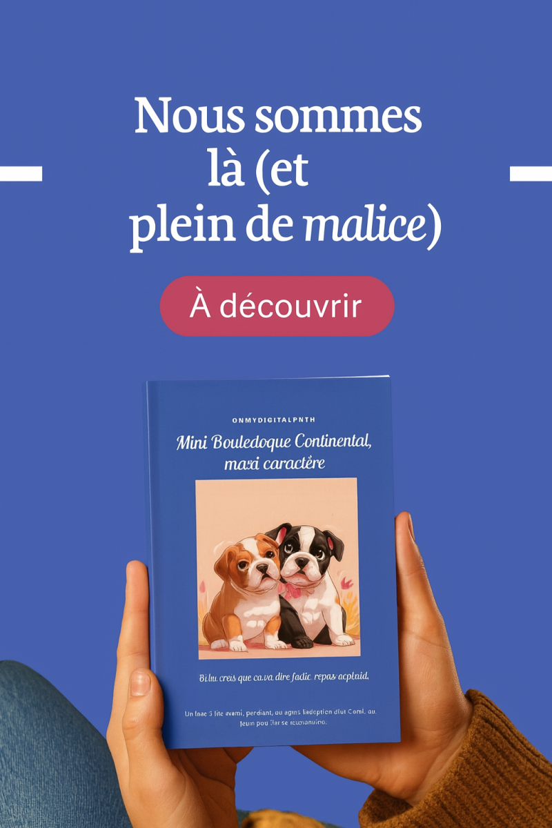 Livre - chiots - bouledogues 