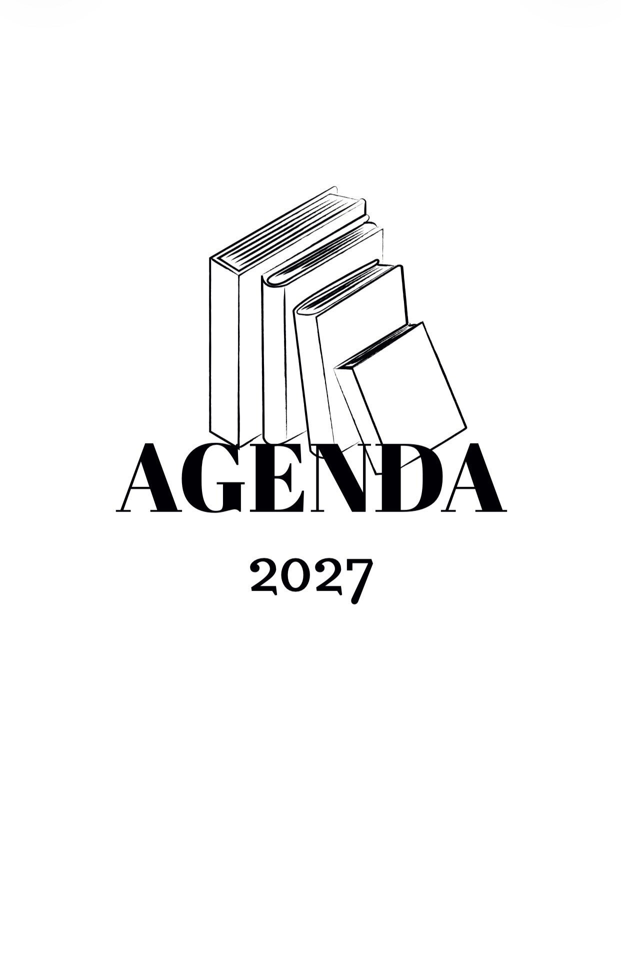 Intérieur Agenda 2027 semainier – PDF 6 × 9 po – 114 pages