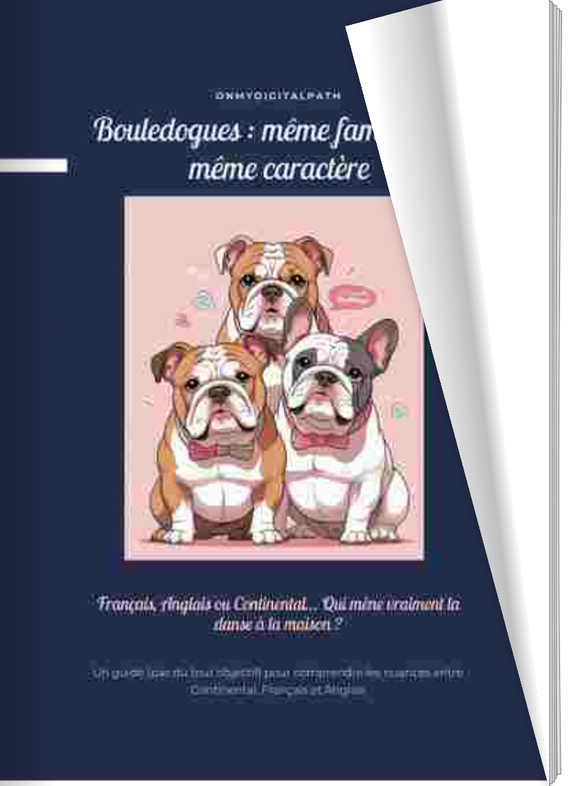 Bouledogues : même famille, pas même caractère