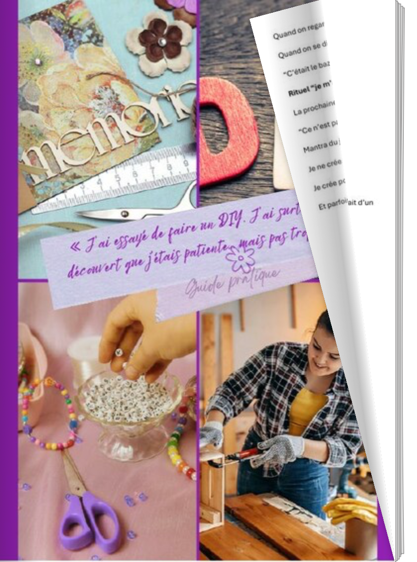 J’ai essayé de faire un DIY. J’ai surtout découvert que j’étais patiente… mais pas trop.