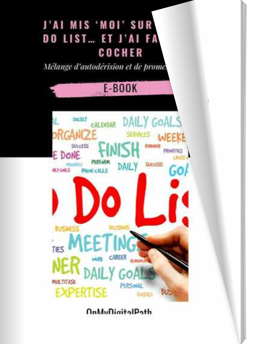 J’ai mis ‘moi’ sur ma to-do list… et j’ai failli le cocher