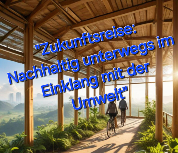 "Zukunftsreise: Nachhaltig unterwegs im Einklang mit der Umwelt"
