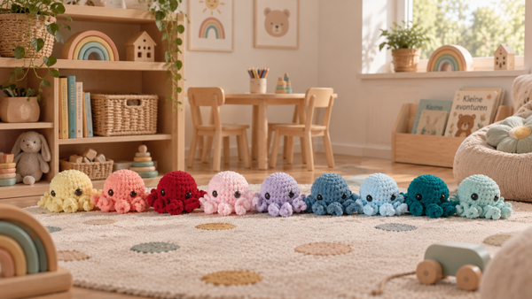 Kleurenset Octopussen - 9 stuks