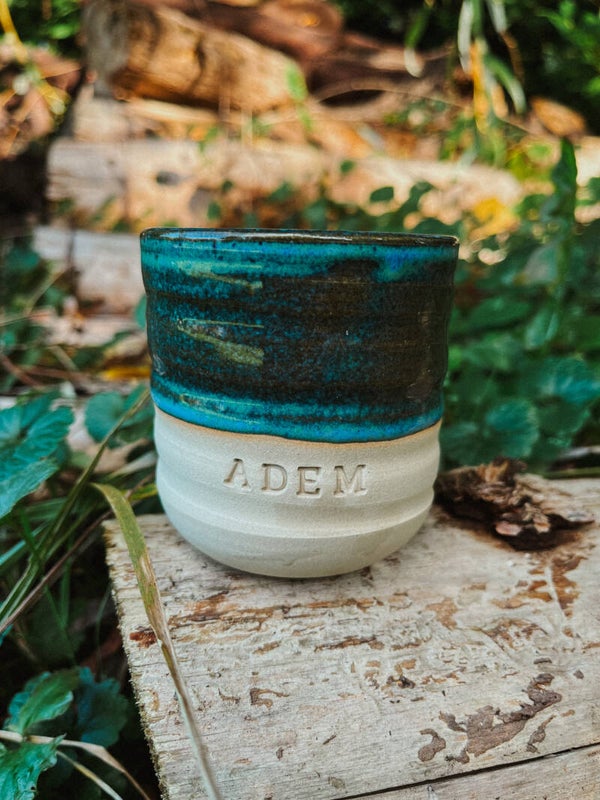 kopje blauw - adem