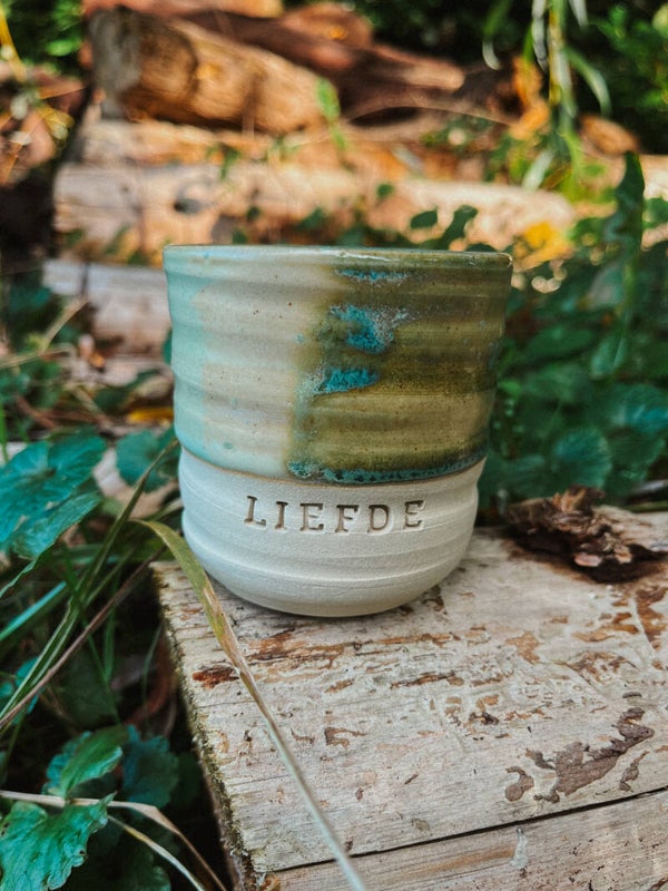 kopje groen & licht groen - liefde
