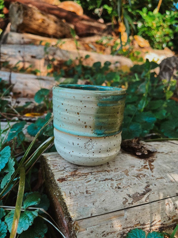 kopje groen & licht groen - spikkel