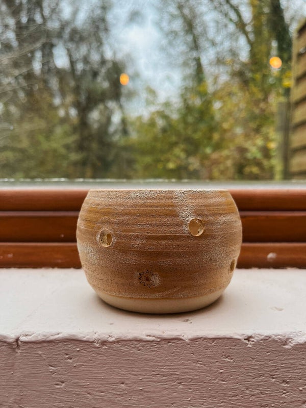 theelichthouder 'maan' (met gaatjes)