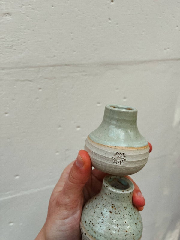 mini vaasje licht groen