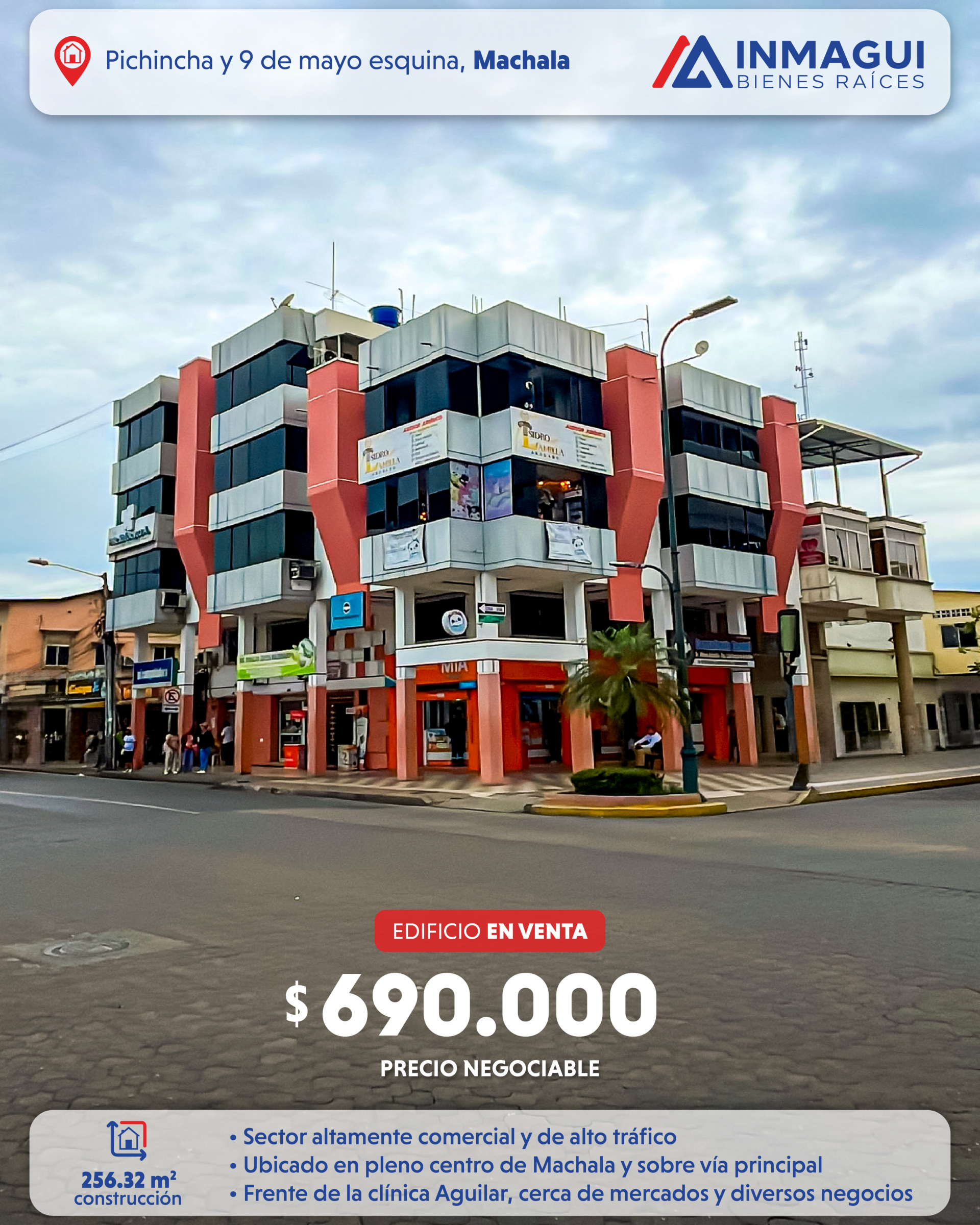 En venta edificio cerca del centro de Machala
