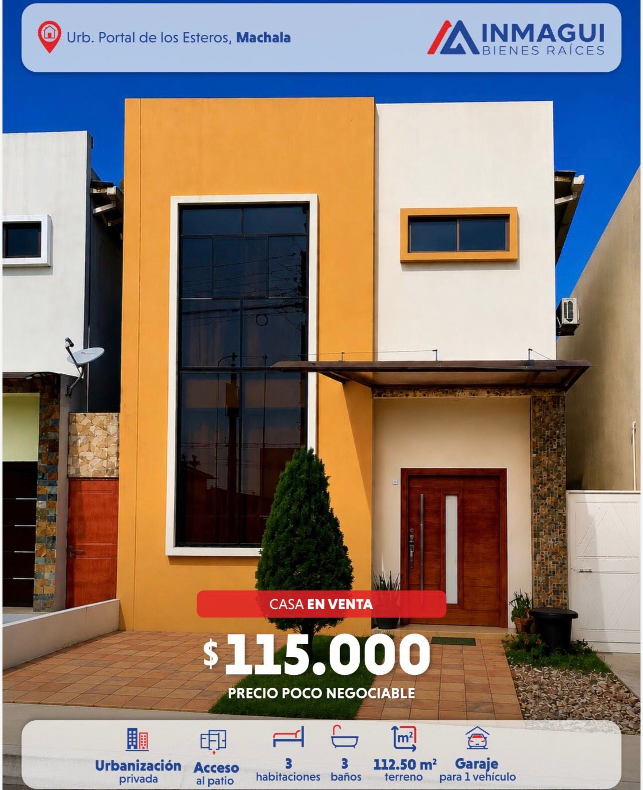 Casa en Venta: Portal de los Esteros, vive con estilo y tranquilidad en la mejor urbanización