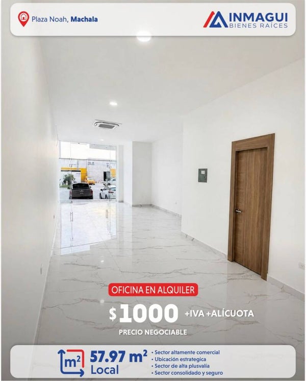 Local comercial en el alquiler en Plaza Noah, Machala
