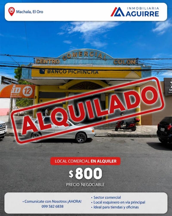 Local comercial en alquiler en Machala
