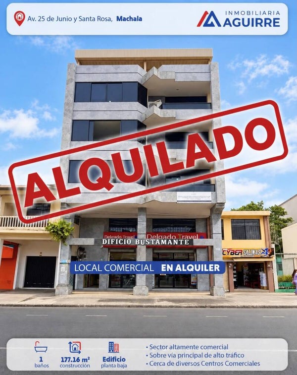 Local Comercial En Alquiler en el edificio Bustamante