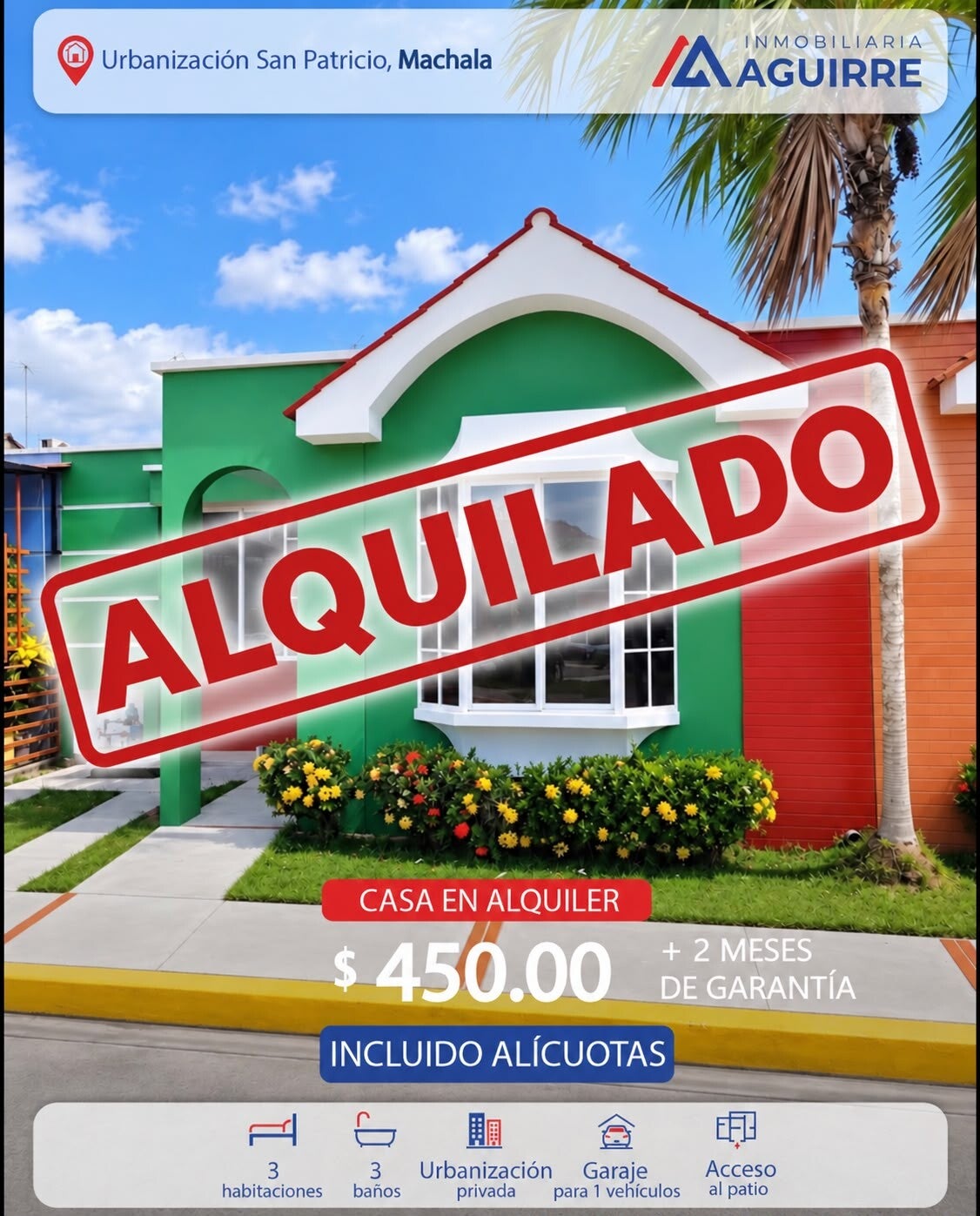 Casa en Alquiler: Urbanización San Patricio