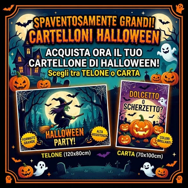 Cartellone Decorativo per Halloween