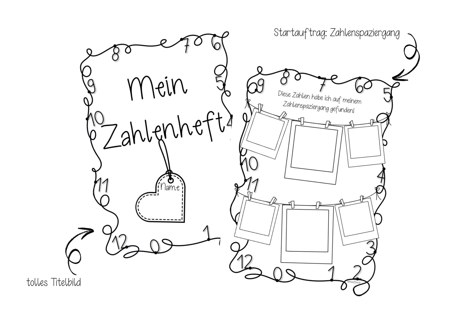 Zahlenheft 0-12
