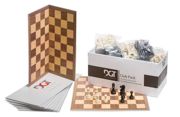 DGT Club pack: 10 boards and 10 sets