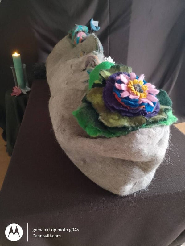 03v-2026kleurige bloem/lint/Heidschnucke