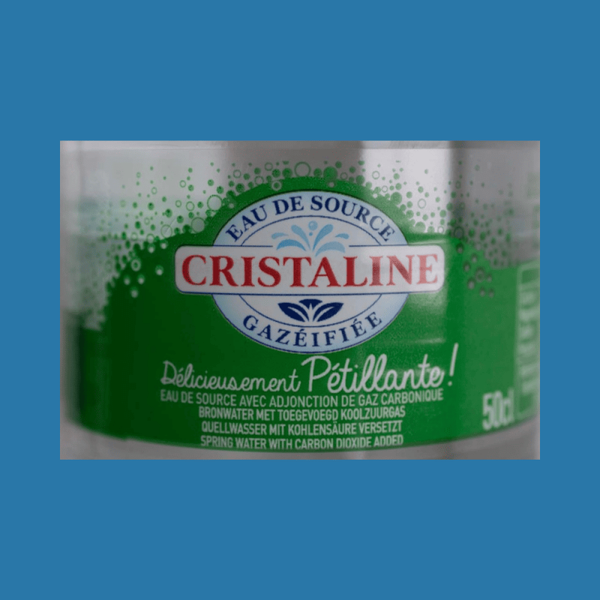 Cristaline gazeuse  (50 cl)