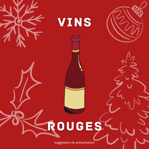 Les vins rouges (à partir de 17 €)