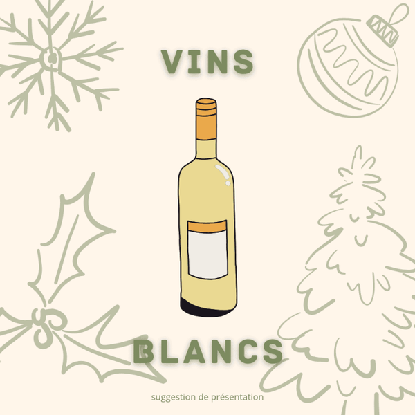 Les vins blancs (à partir de 12 €)