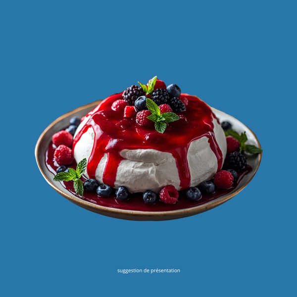 Pavlova fruits rouges
