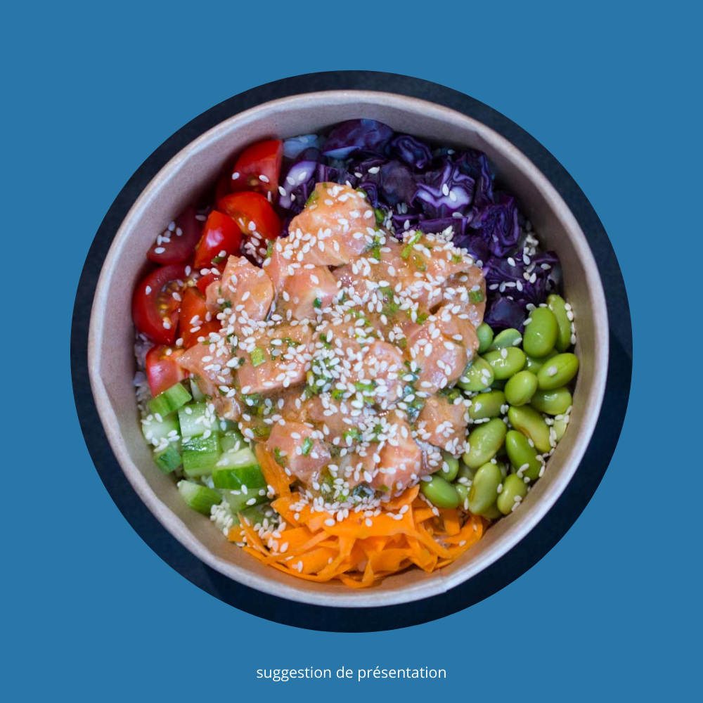 Poké bowl saumon