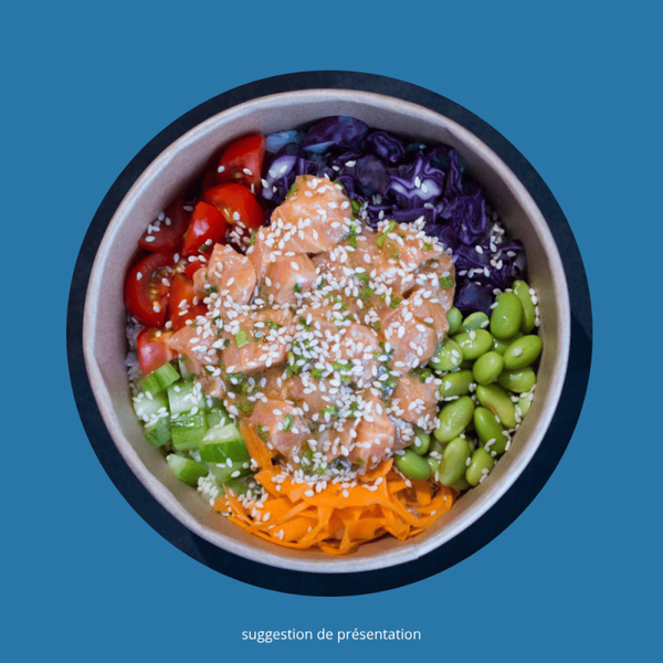 Poké bowl Saumon label rouge