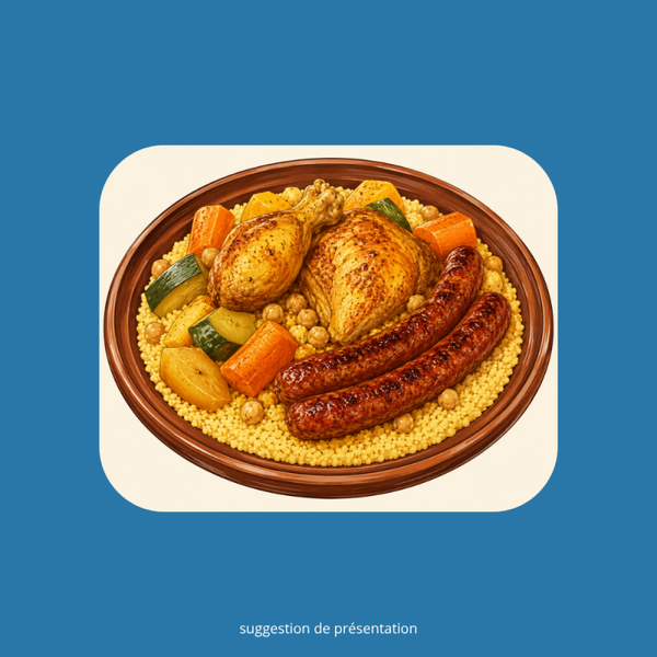 Couscous poulet merguez