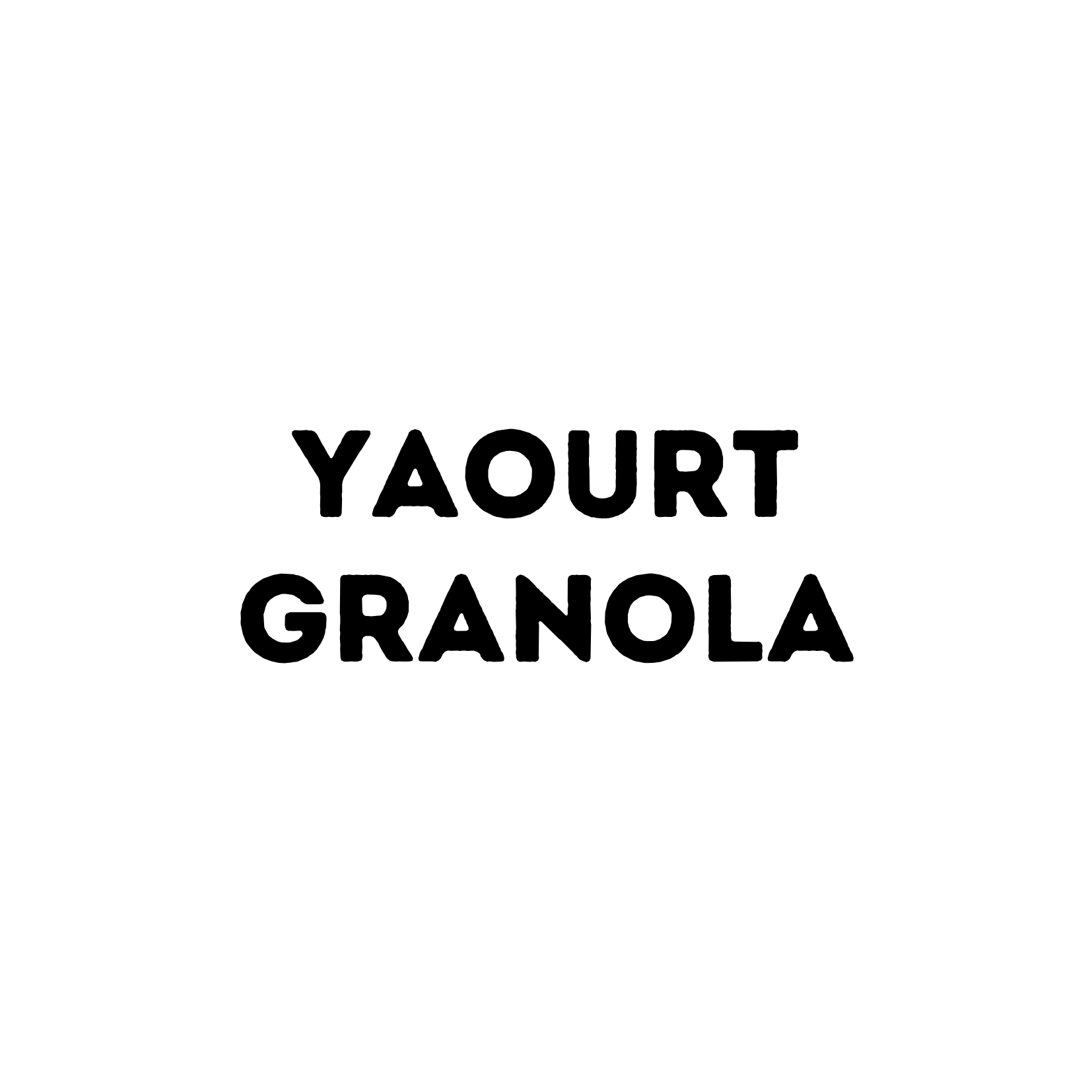 Yaourt granola