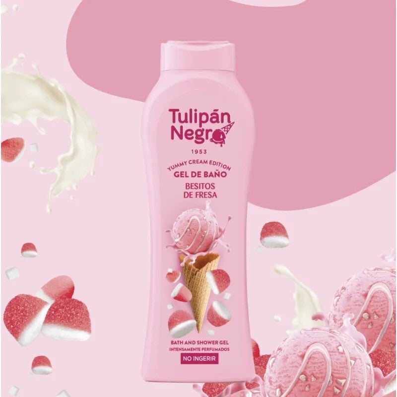 GEL DOUCHE TULIPAN "Crème glacée bonbon fraise" 650ML