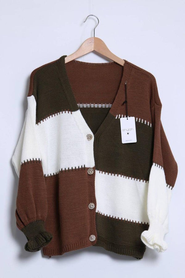 Gilet manche bouffante vert