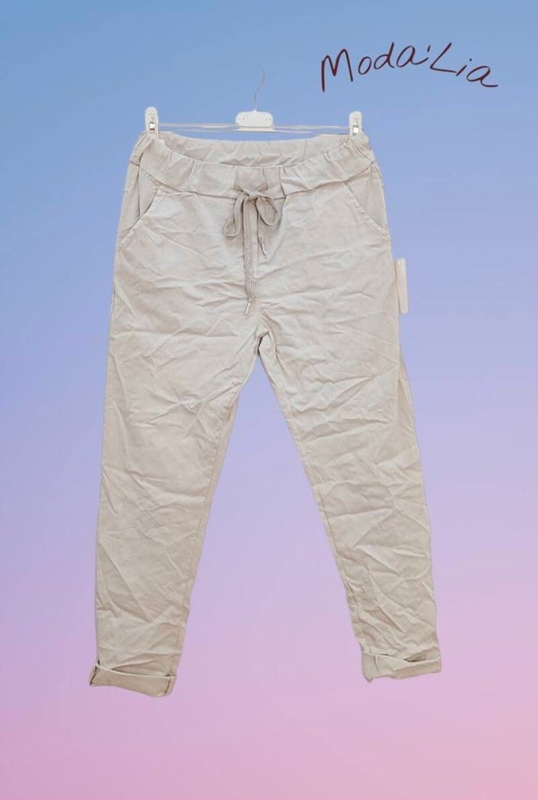 Pantalon Beige
