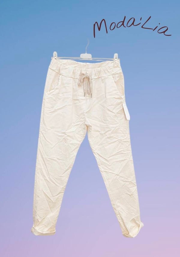 Pantalon Ecru