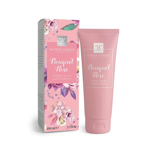 Bouquet Rose Crema mani