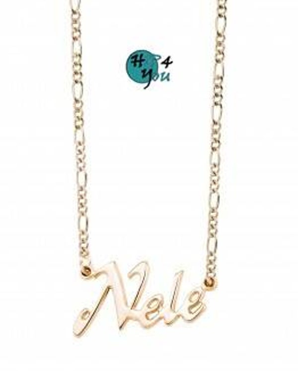 Naamketting Figaro Verguld